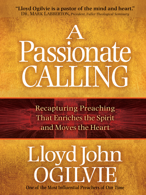 Cover image for A Passionate Calling